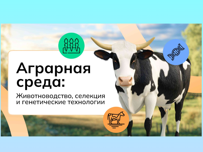 Профориентационное занятие &amp;quot;Россия аграрная: животноводство, селекция, генетика и генетические технологии&amp;quot;.
