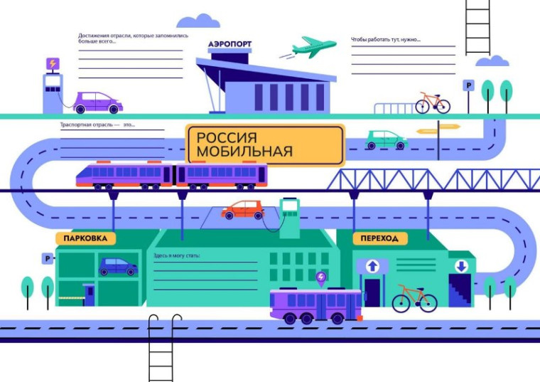 Профориентационное занятие "Россия мобильная: узнаю о профессиях и достижениях в транспортной сфере".